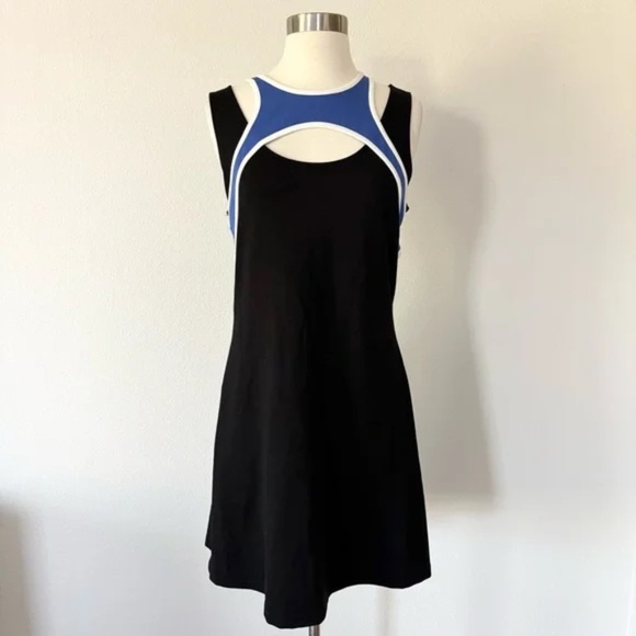 & Other Stories NEW Colorblock Sporty Cutout Layered Dress 12 - Picture 1 of 4